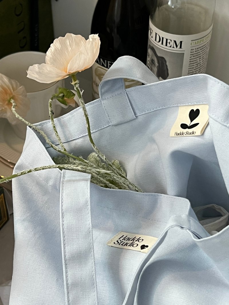 HADDE label eco bag (5 colors) - 側背包/斜背包 - 棉．麻 