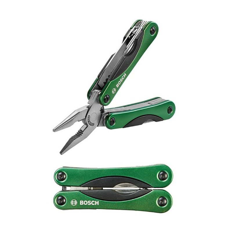 BOSCH Bosch Professional 12-in-1 Universal Knife Multi-function Tool Pliers - ชิ้นส่วน/วัสดุอุปกรณ์ - โลหะ สีเขียว