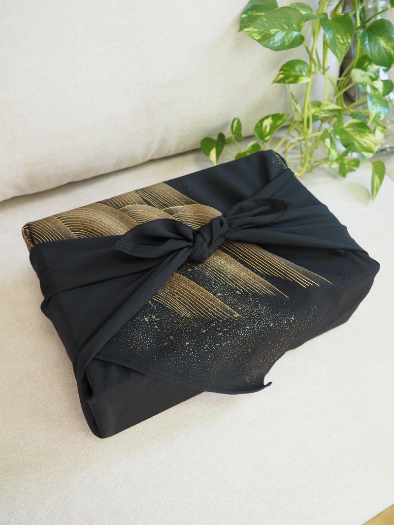 Furoshiki/Scarf/wrapping/kimono - Scarves - Other Materials Black