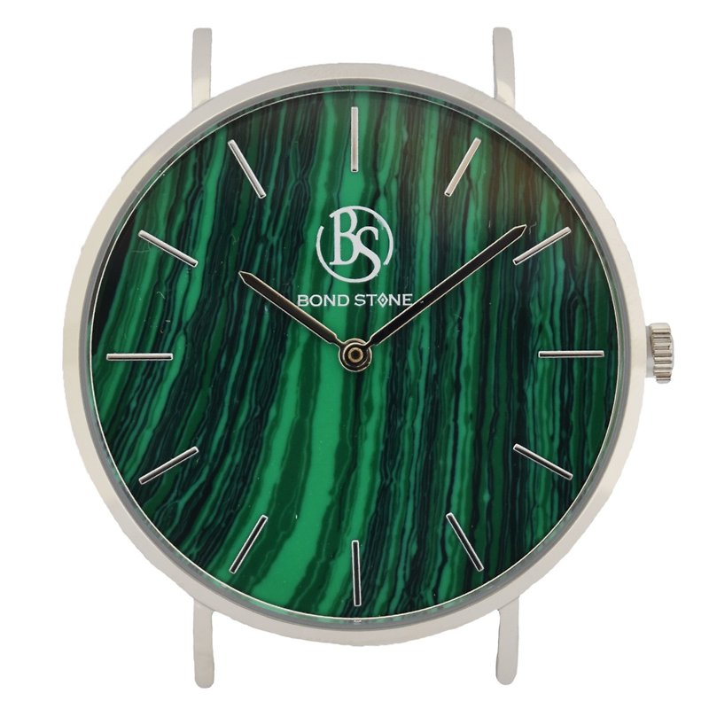 SHINE MALACHITE 40mm Stone Watch - 男錶/中性錶 - 石頭 綠色