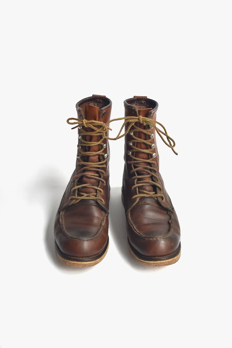 90s American novel boots | Red Wing 877 US 6D EUR 3738 - Women's Boots - Genuine Leather Red