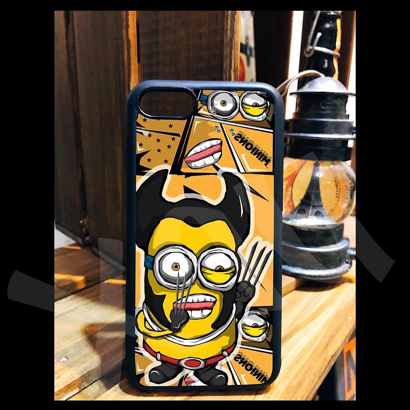 Little Soldier Wolverine Hand-painted Customized Phone Case iPhone 14 13 12 11 XR X 8 7 - Phone Cases - Silicone 