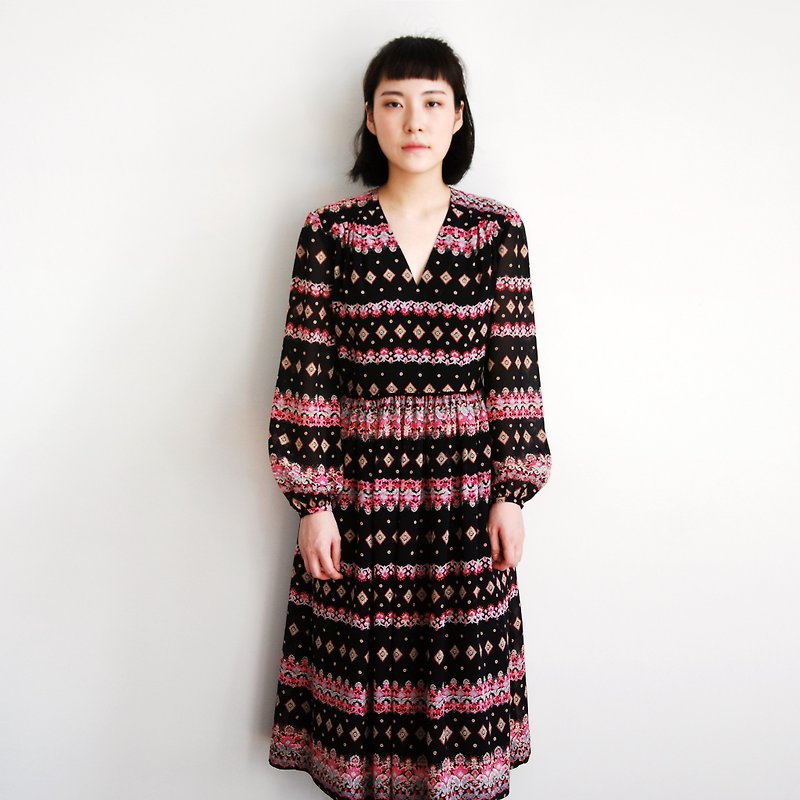 Ancient prints - One Piece Dresses - Other Materials 