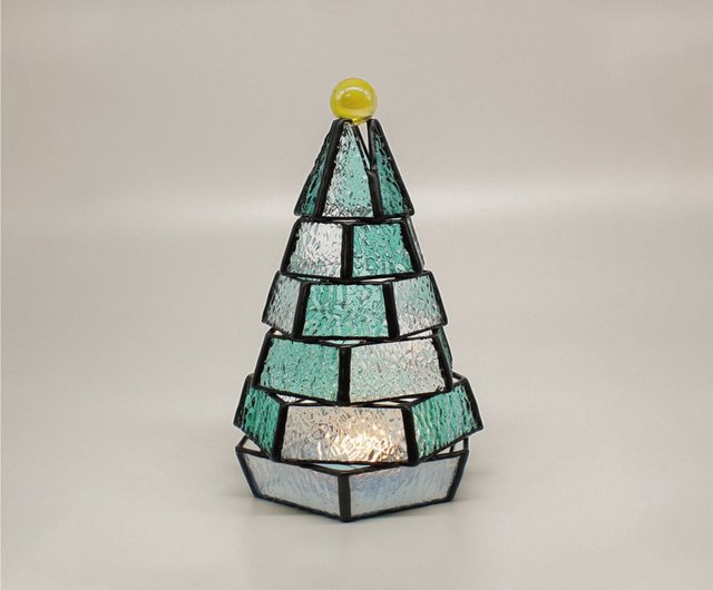 ちょっと大きな もみの木ランプ (単品販売) ステンドグラスミニランプ