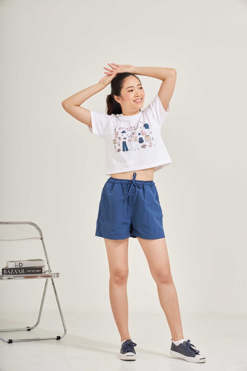 SABAI - cotton crop top - Women's T-Shirts - Cotton & Hemp White