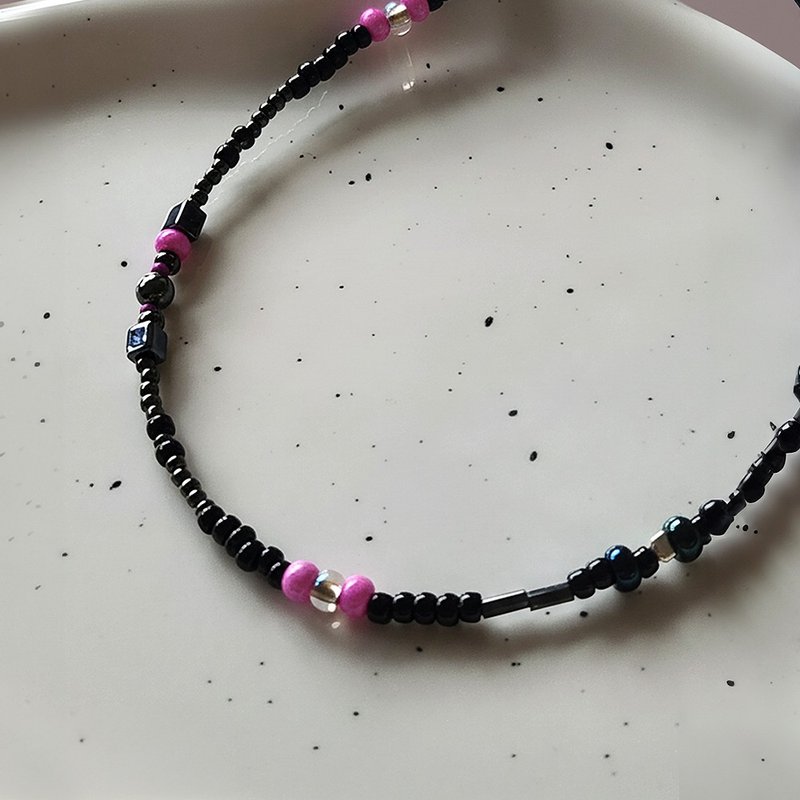 微紅的影子_Blush Shadow  | 串珠項鍊  | 配件飾品 - 項鍊 - 其他材質 多色