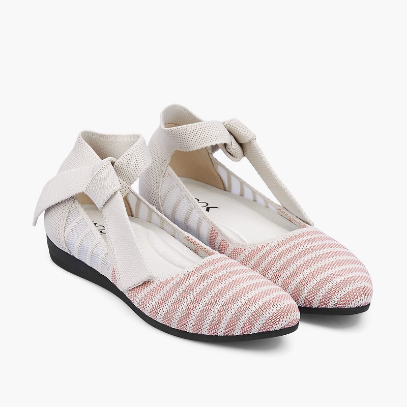 SUMMER OVERTURE FLATS/Beige - Mary Jane Shoes & Ballet Shoes - Polyester Multicolor