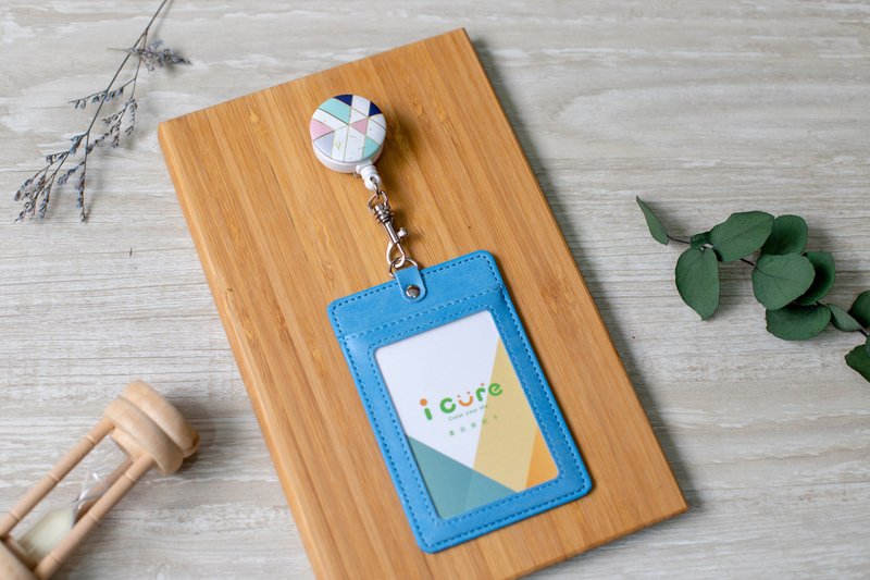 i 好夾 伸縮證件套組- 簡約大自然系列/風禾_AZP4 - 證件套/識別證套 - 其他材質 白色