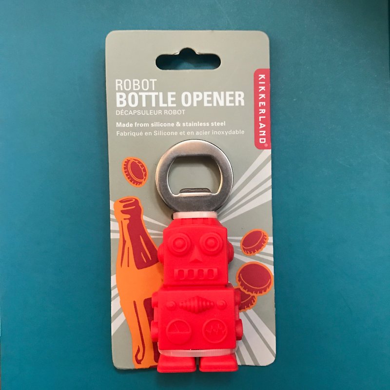 Fashion Robot Can Opener - Cookware - Plastic Red