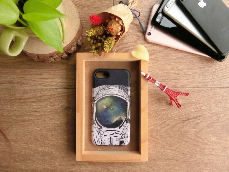 「眼中的倒影 /太空人」 /獨家高等級雙料抗刮防摔BUMPER CASE [APPLE iPhone全系列/三星NOTE.S系列/LG G系列] - 其他 - 其他材質 