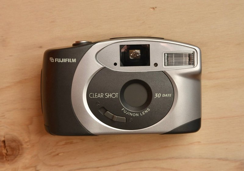 【經典古物】FUJIFILM CLEAR-SHOT 30 DATE 富士 變焦 傻瓜相機 - 菲林/即影即有相機 - 其他材質 