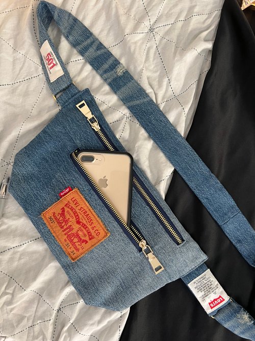 ボディバッグ【100%デニムリメイク】 - ショップ YL style