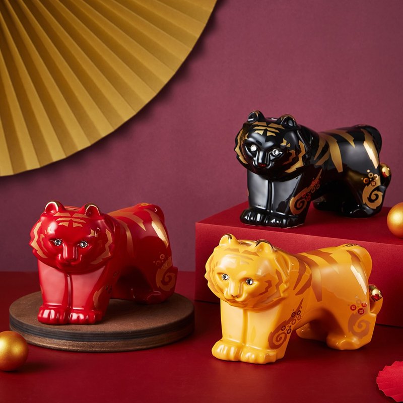 2022虎年-威八方撲滿 |新年老虎存錢筒 - 擺飾/家飾品 - 瓷 多色