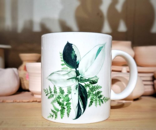 Penguin cup, Morning cup, handmade cup - Shop Ora clay Plants - Pinkoi