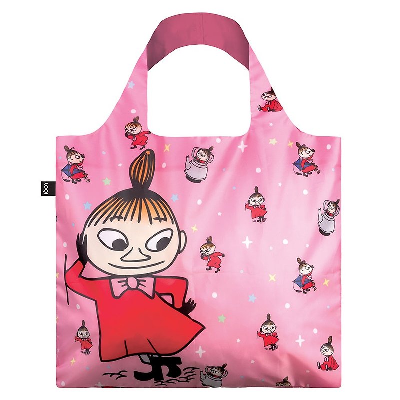 LOQI -Moomin 小不點粉紅 - 側背包/斜孭袋 - 塑膠 紅色