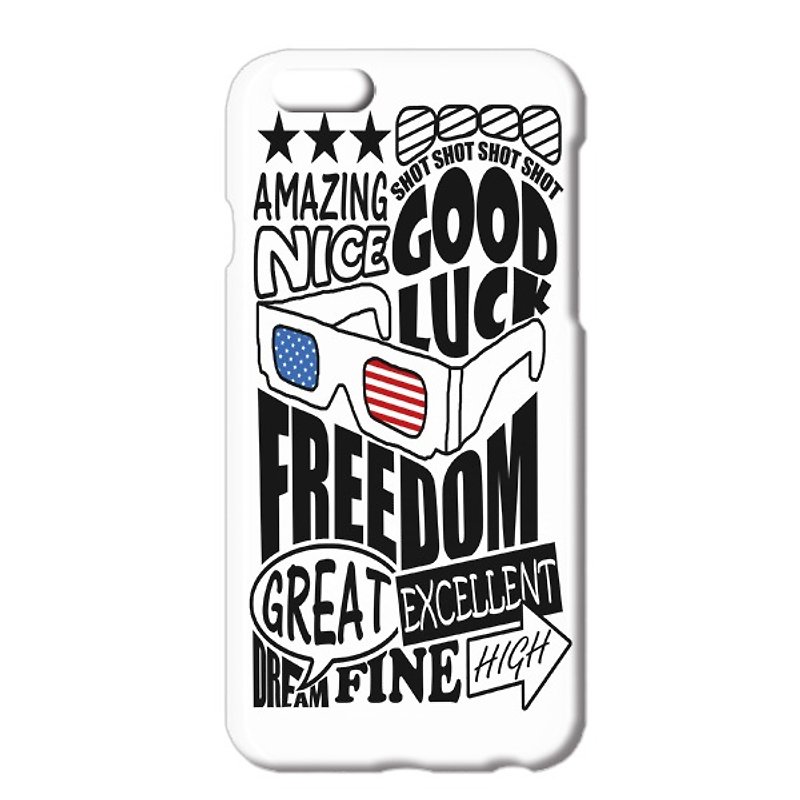 [iPhone ケース] Freedom - スマホケース - プラスチック ホワイト