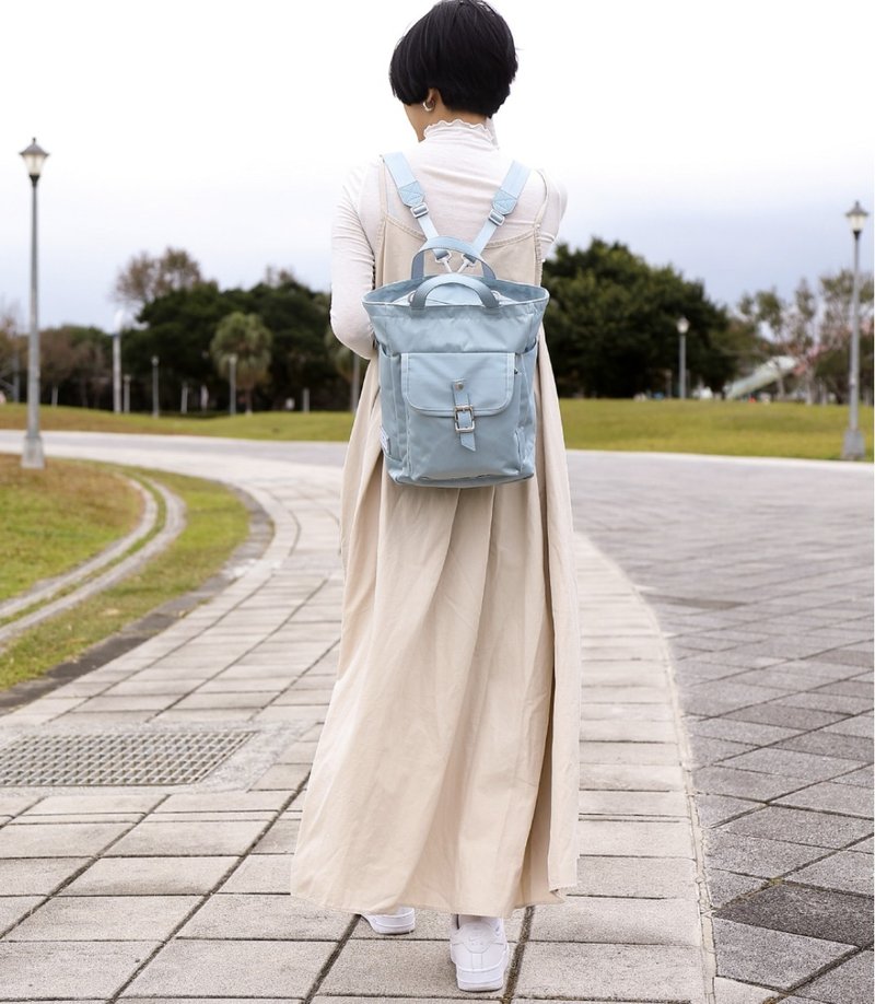 【RITE】W04莫蘭迪系列 托特包 三色 多樣背法 可後背/側背/肩背 - 後背包/背包/書包 - 防水材質 多色