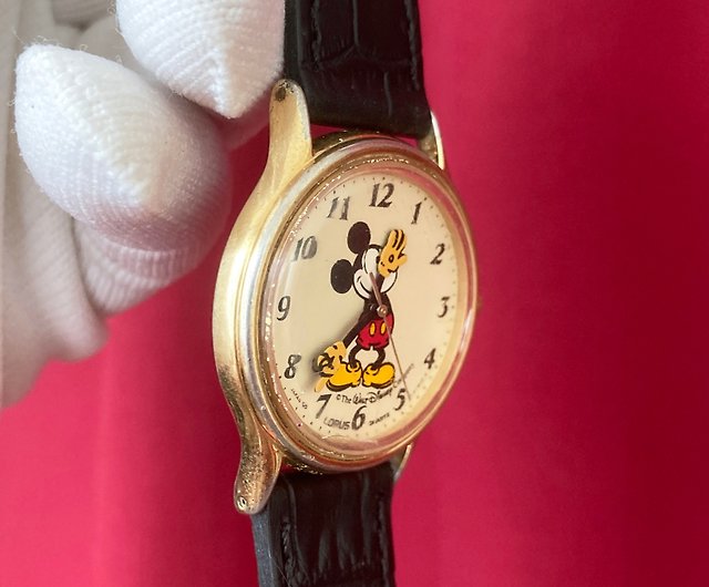 ローラスLO希少 LORUS SEIKO 腕時計 90s ミッキーマウス 販促 稼働品