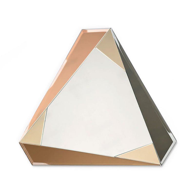 アマブロカラーミラーミラー/三角形 - その他の家具 - ガラス 多色