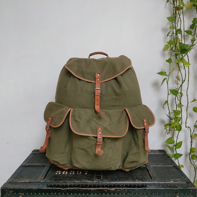 Backpack_R072_outdoor - Backpacks - Cotton & Hemp Green