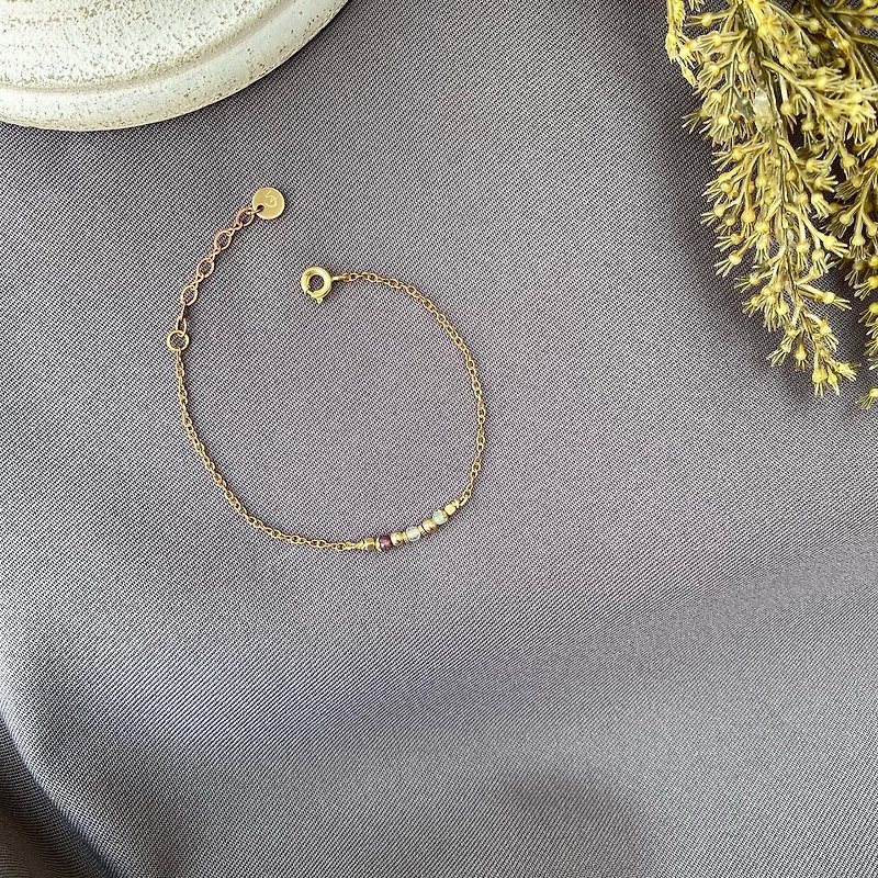 Handmade Bronze Bracelet/Adjustable - Bracelets - Other Metals Gold