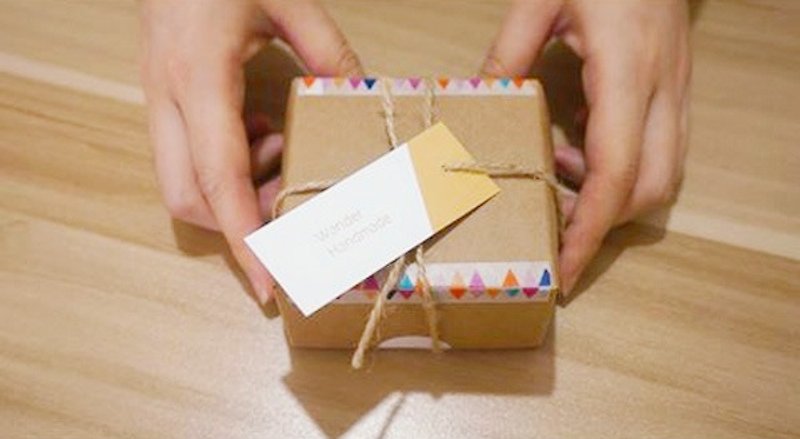 牛皮禮物紙盒 - 木工/竹藝/紙雕 - 紙 咖啡色