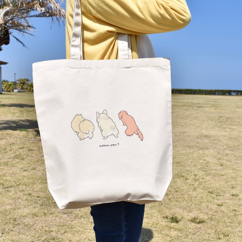 Unching style 4 tote bag - トート・ハンドバッグ - コットン・麻 多色