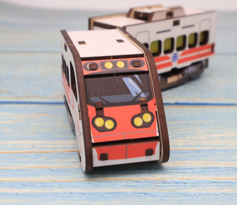 Puyuma Express (Locomotives)－3D Assembled Wooden Model Taiwan Railway - งานไม้/ไม้ไผ่/ตัดกระดาษ - ไม้ 