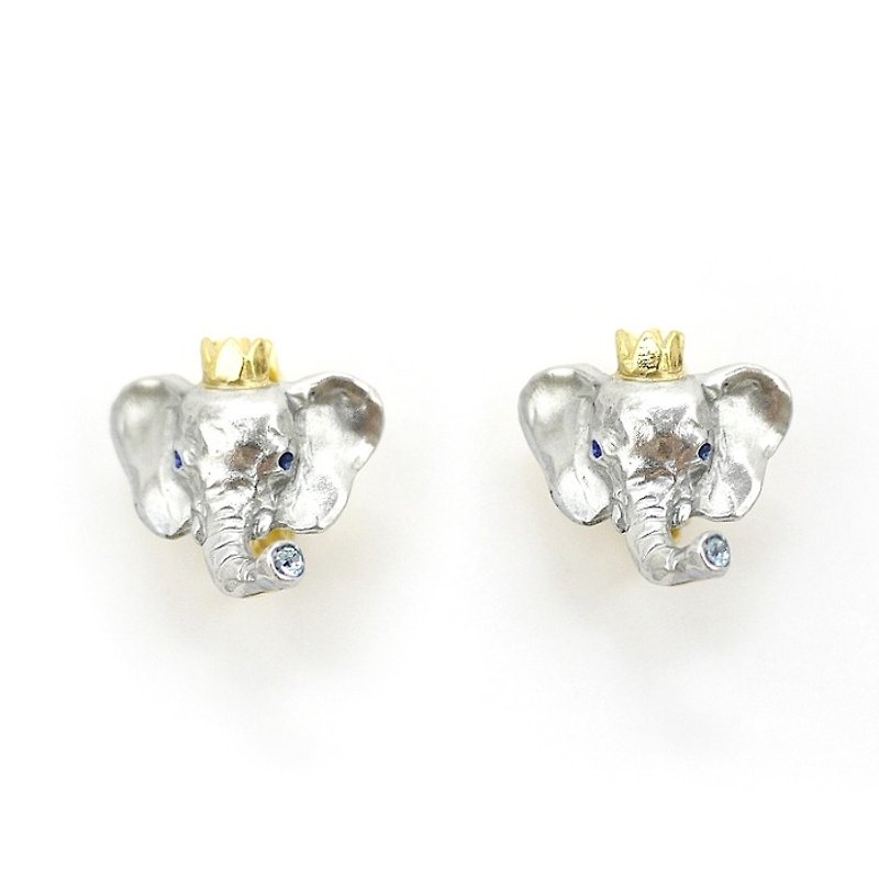 King Porthos Earrings Portos King Earrings / Earrings EA 064 - Earrings & Clip-ons - Other Metals Silver