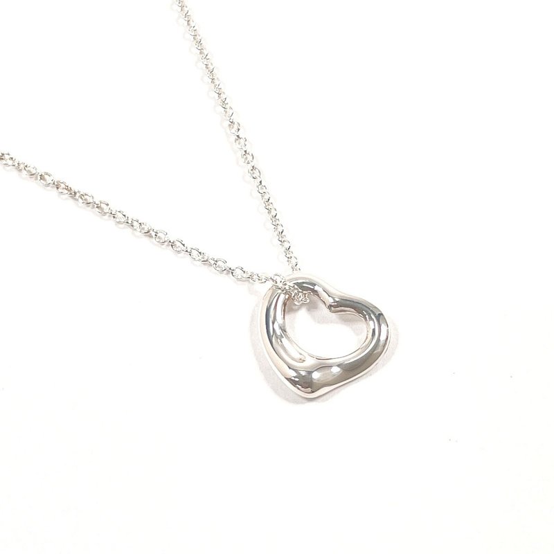 【日本直送 中古美品】ティファニー TIFFANY&Co. ネックレス オープンハート エルサペレッティ シルバー925 アクセサリー 新品仕上げ済み - 項鍊 - 純銀 銀色