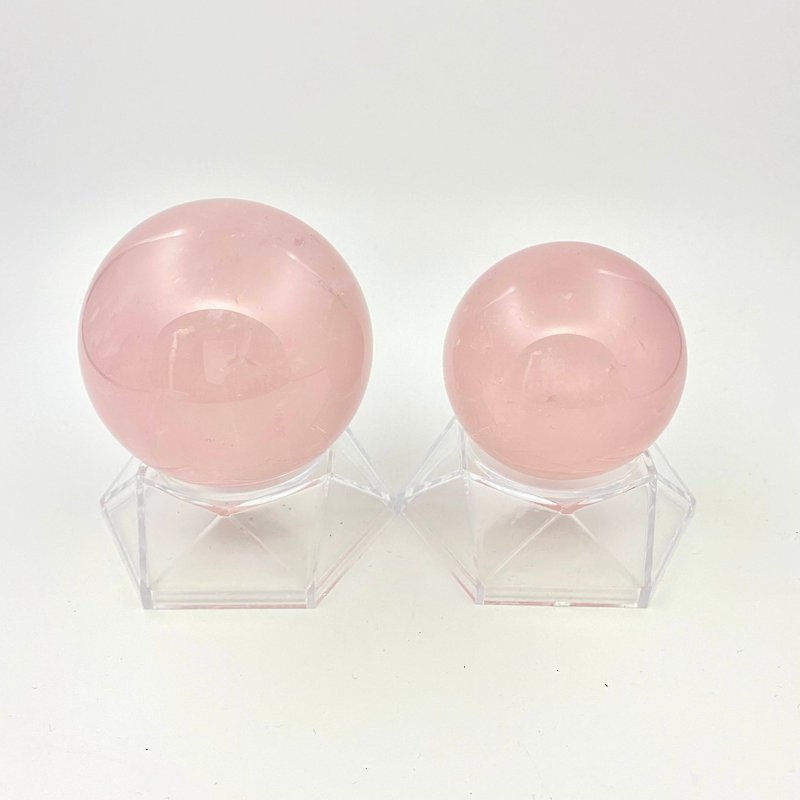 大六芒星粉晶球連底座 | 水晶 | 水晶球 | 水晶擺件 - 裝飾/擺設  - 水晶 粉紅色