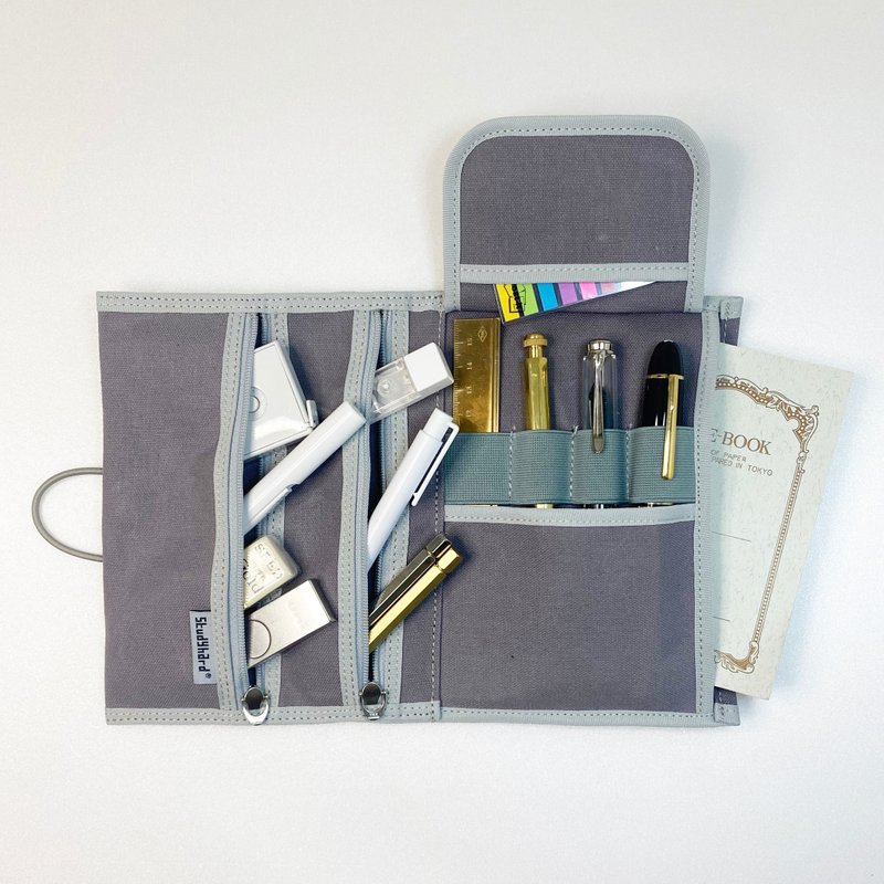 A6 notebook pen case - Pencil Cases - Cotton & Hemp White