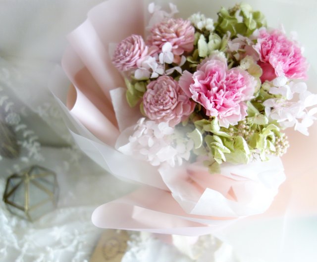 The Depth of Thank You*Immortal Bouquet Fragrance Bouquet Korean Bouquet  Mother's Day Bouquet - Shop astroflowerlab Dried Flowers & Bouquets - Pinkoi