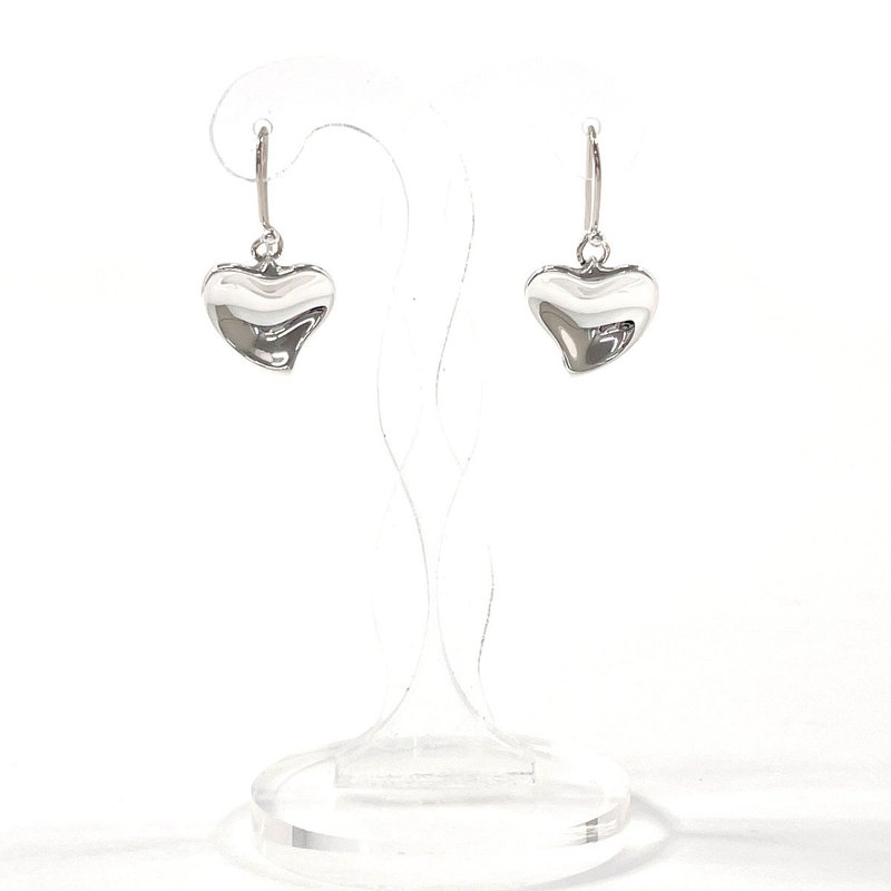 【日本直送 中古美品】ティファニー TIFFANY&Co. ピアス カーブドハート エルサペレッティ シルバー925 アクセサリー 新品仕上げ済み - 耳環/耳夾/耳骨夾 - 純銀 銀色