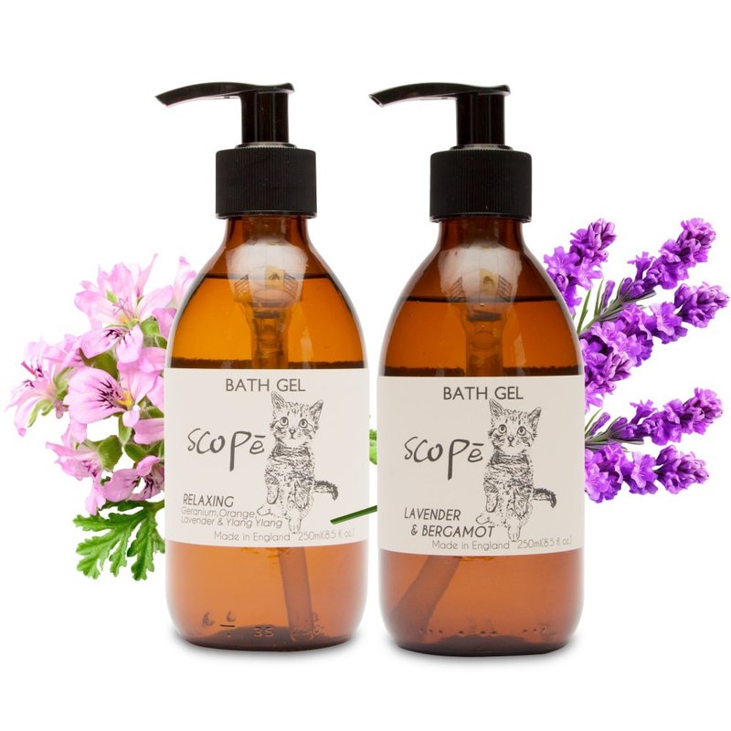 Rose Geranium + English Lavender Bath Essence - 2 Bottles Naked [SCOPē] Only available on 9/30 - Body Wash - Concentrate & Extracts 