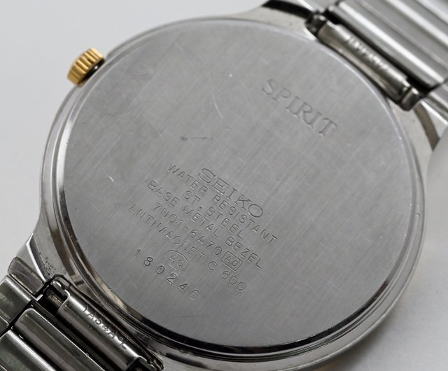 ヴィンテージ SEIKO Sprit ユニセックス クォーツ腕時計 34mm