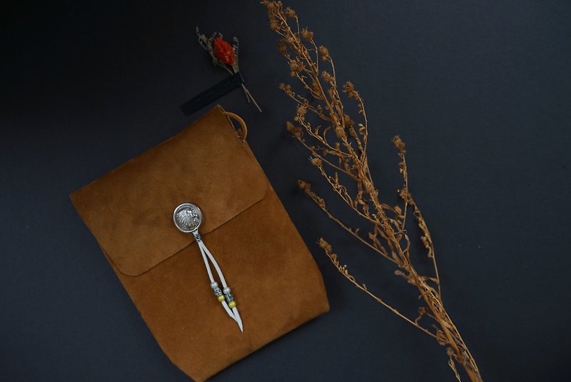 手工製皮革斜揹小包 斜背包 護照包/訂造禮物,聖誕禮物 - 側背包/斜背包 - 真皮 黑色