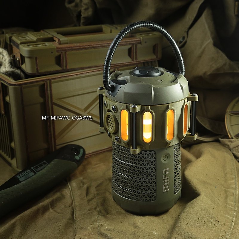 【WRITZ】MIFA Outdoor Bluetooth Speaker Light WildCamping Special Lamp Housing - Camping Gear & Picnic Sets - Plastic Green