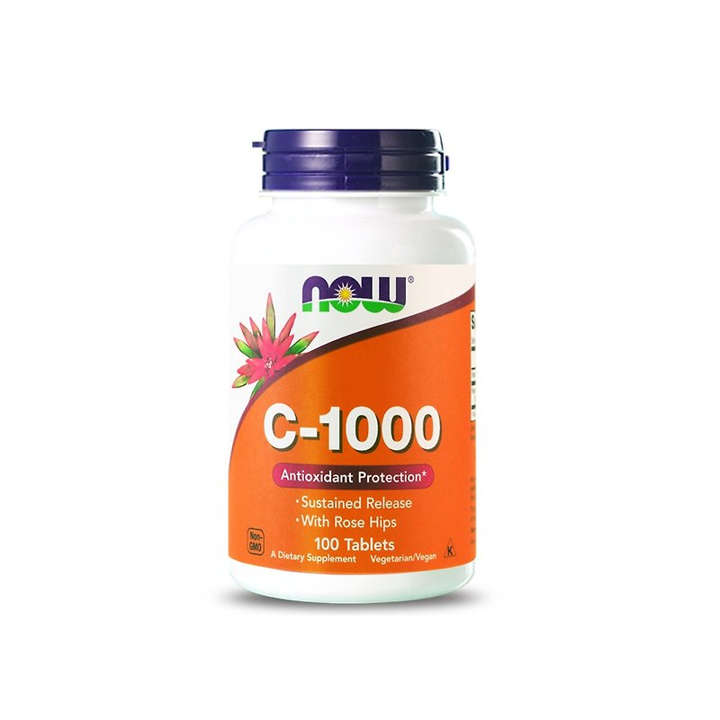 NOW Jian Er Ting Vitamin C-1000 Sustained Release Tablets (100 tablets/bottle) - Health Foods - Other Materials 