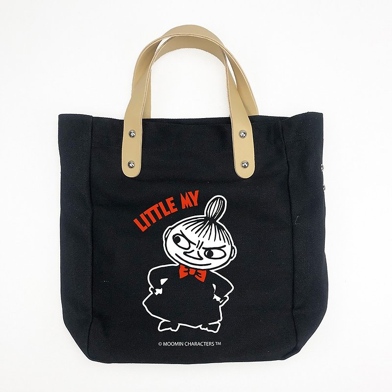 Moomin 噜噜米 authorized - multi-purpose sub-package (black), AE01 - Handbags & Totes - Cotton & Hemp Red
