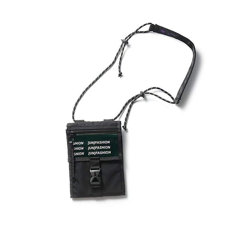SIDEEFFECT 18SS PASSPORT BAG 證件護照旅行小包 - 側背包/斜孭袋 - 聚酯纖維 黑色