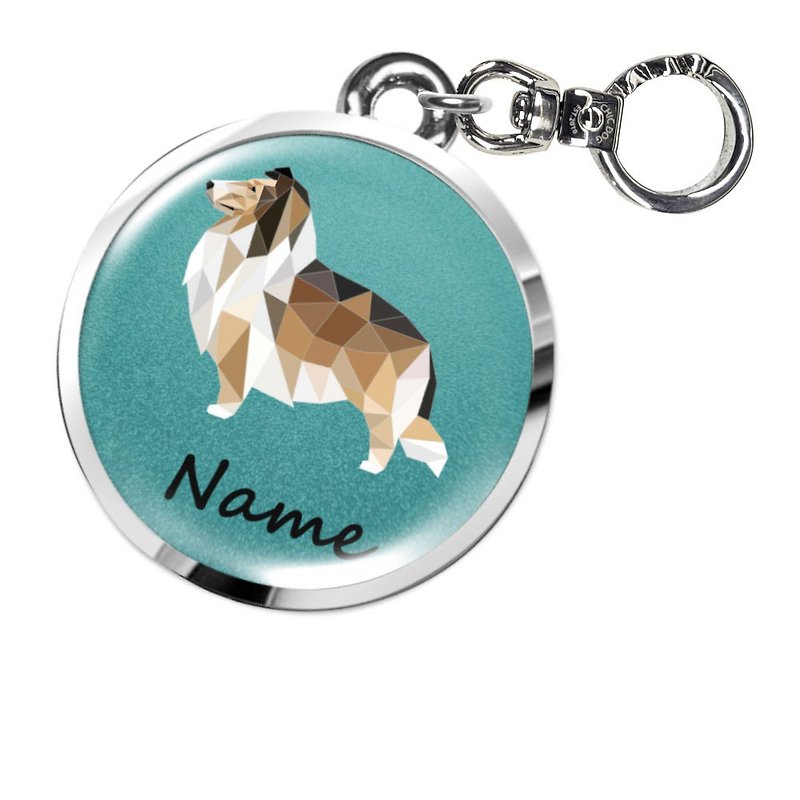 Side style - activity buckle name tag (2.5 / 3 / 4 CM) - Collars & Leashes - Other Metals Multicolor