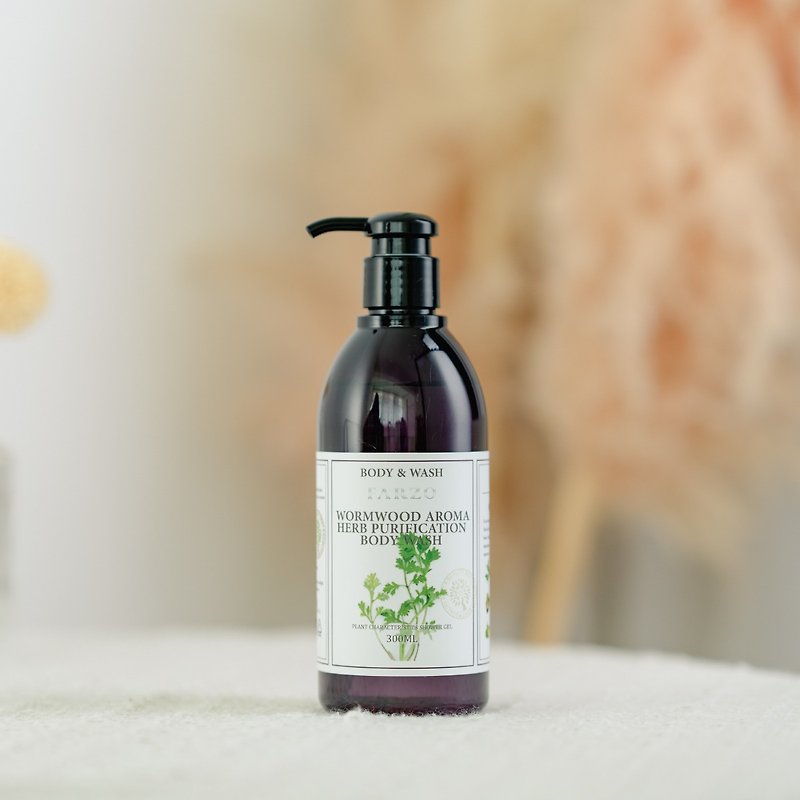 Lime Wormwood Purifying Body Wash 300ml - ครีมอาบน้ำ - พืช/ดอกไม้ สีเขียว