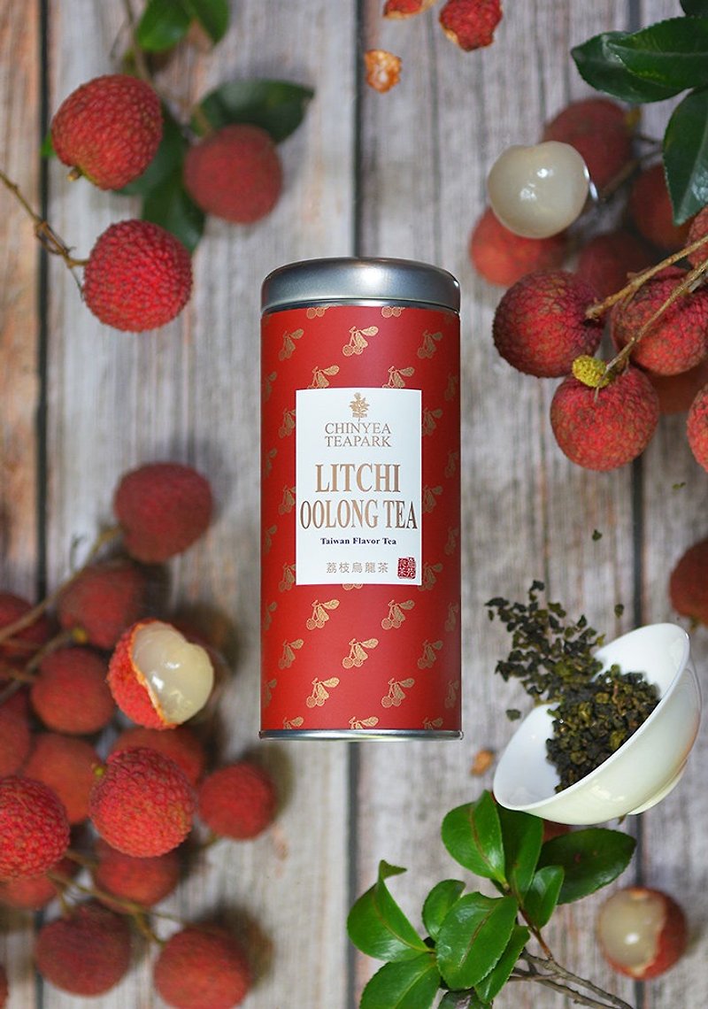 Litchi Oolong Tea - Taiwan natural summer lychee fruit flavor tea - Tea - Other Metals Red