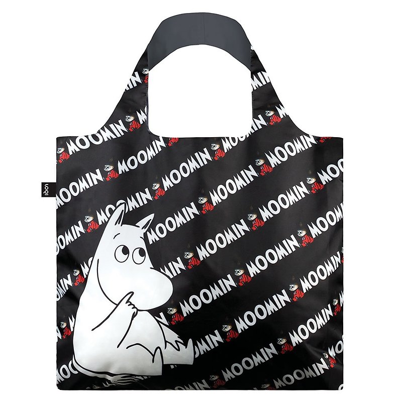 LOQI - Moomin  嚕嚕米 - 側背包/斜孭袋 - 塑膠 黑色