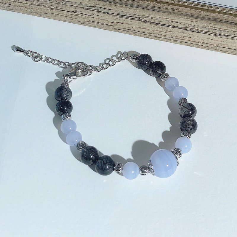 Natural Stone Crystal Bracelet - Bracelets - Crystal Blue
