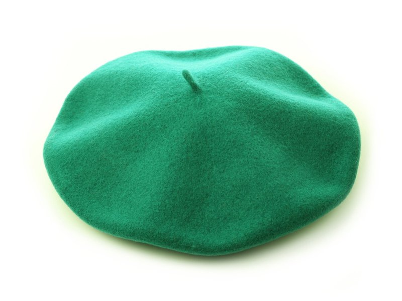 Spain ELOSEGUI . Female DAME beret EL_DAME19084 Turquoise - หมวก - ขนแกะ สีเขียว