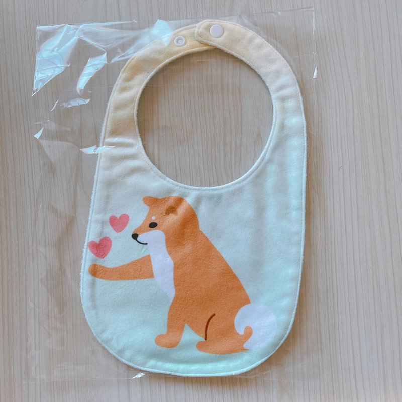 Shiba Inu Bib Saliva Towel Large - ผ้ากันเปื้อน - เส้นใยสังเคราะห์ 