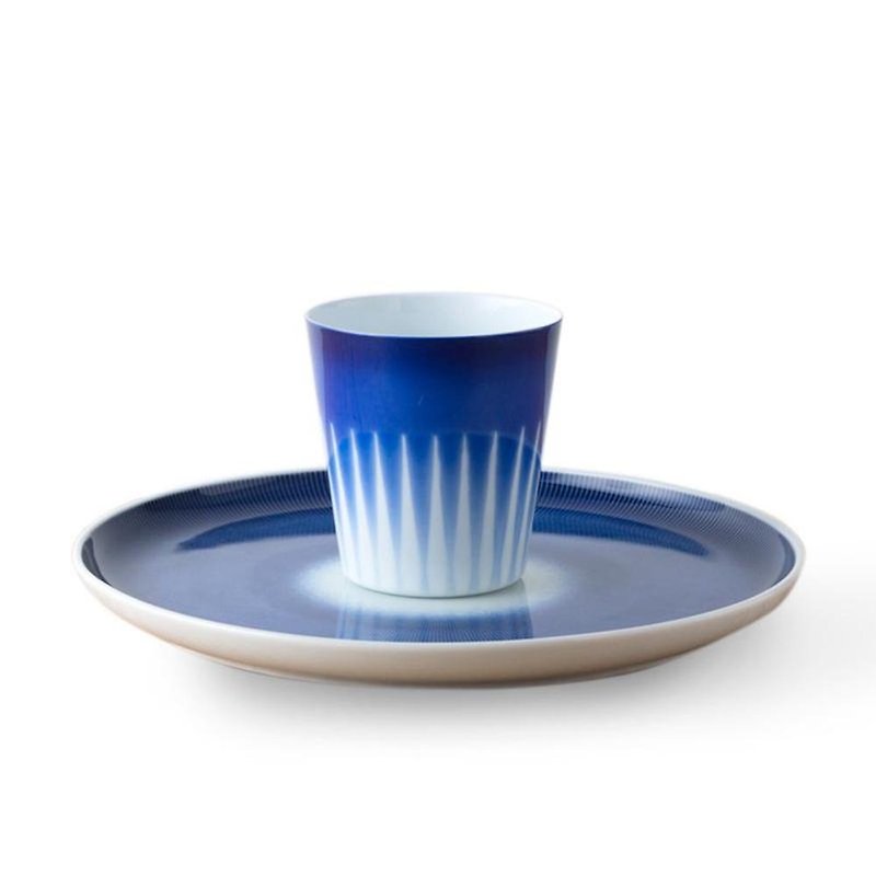 KIHARA morning cup cup group evening - แก้ว - เครื่องลายคราม สีน้ำเงิน