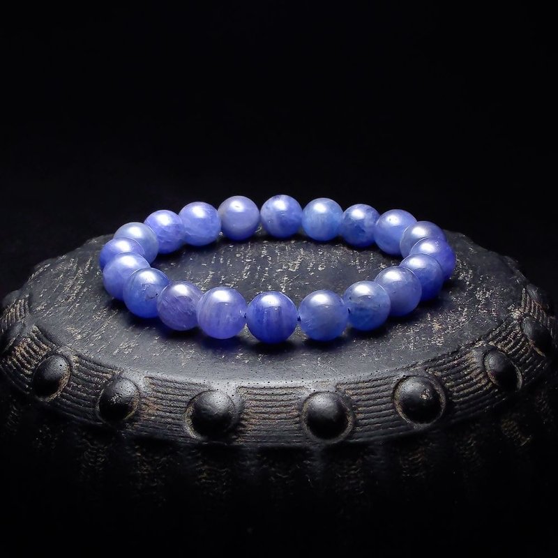 Tanzanite (Blue Zoisite) Bracelet QBR-00119 - Bracelets - Semi-Precious Stones 